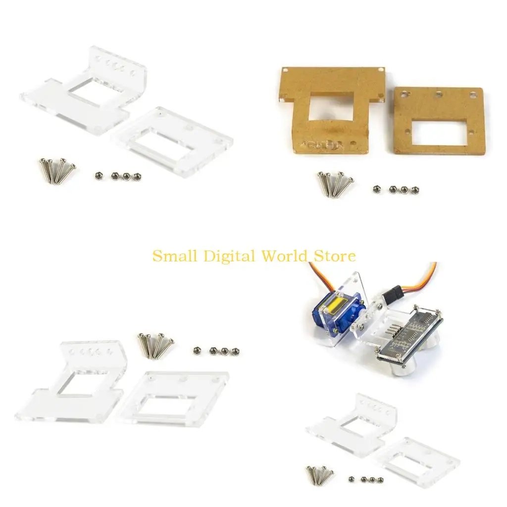 

77UB SG90 MicroServo Bracket Clear Acrylic Stands for Vehicle Models