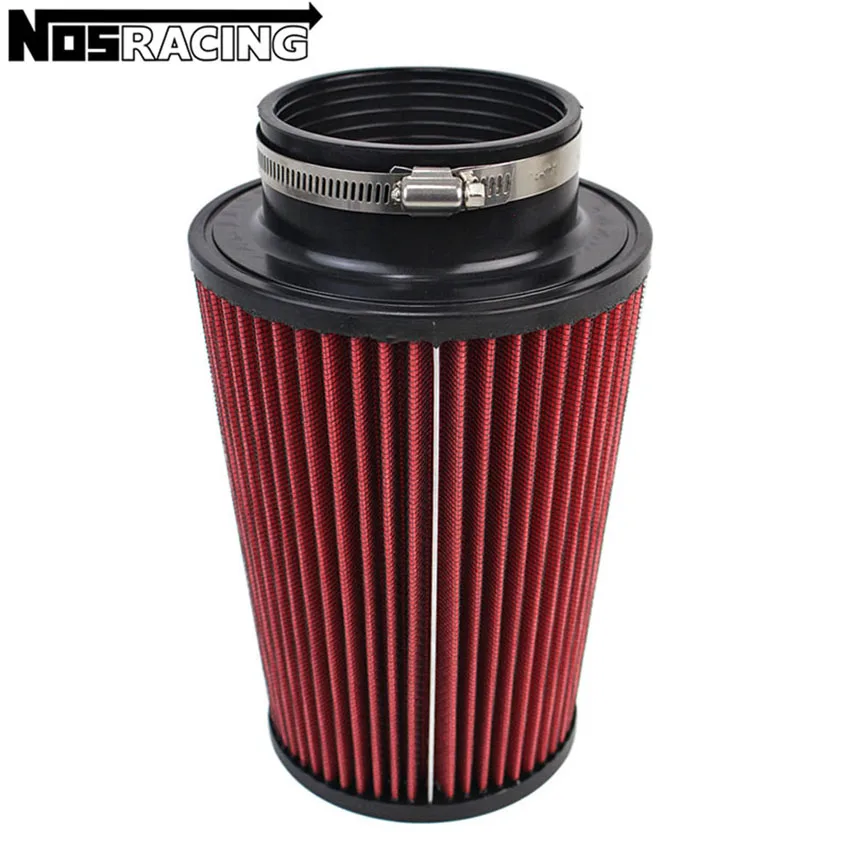 Universal Air Filter Intake 89mm Tapered JDM High Flow Performance Cold Air Intake Induction Kit For KN