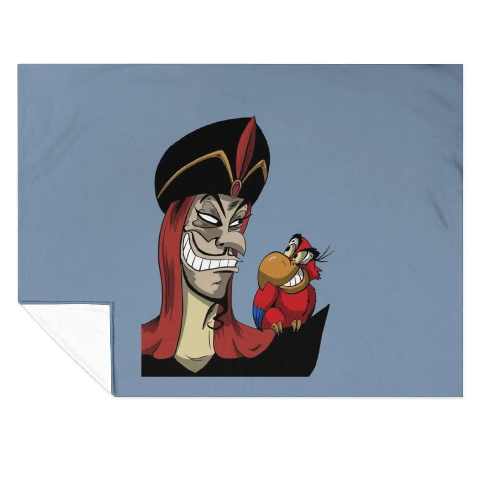 

Jafar and Iago Throw Blanket Bed Fashionable Plush Luxury Designer Luxury St Blankets