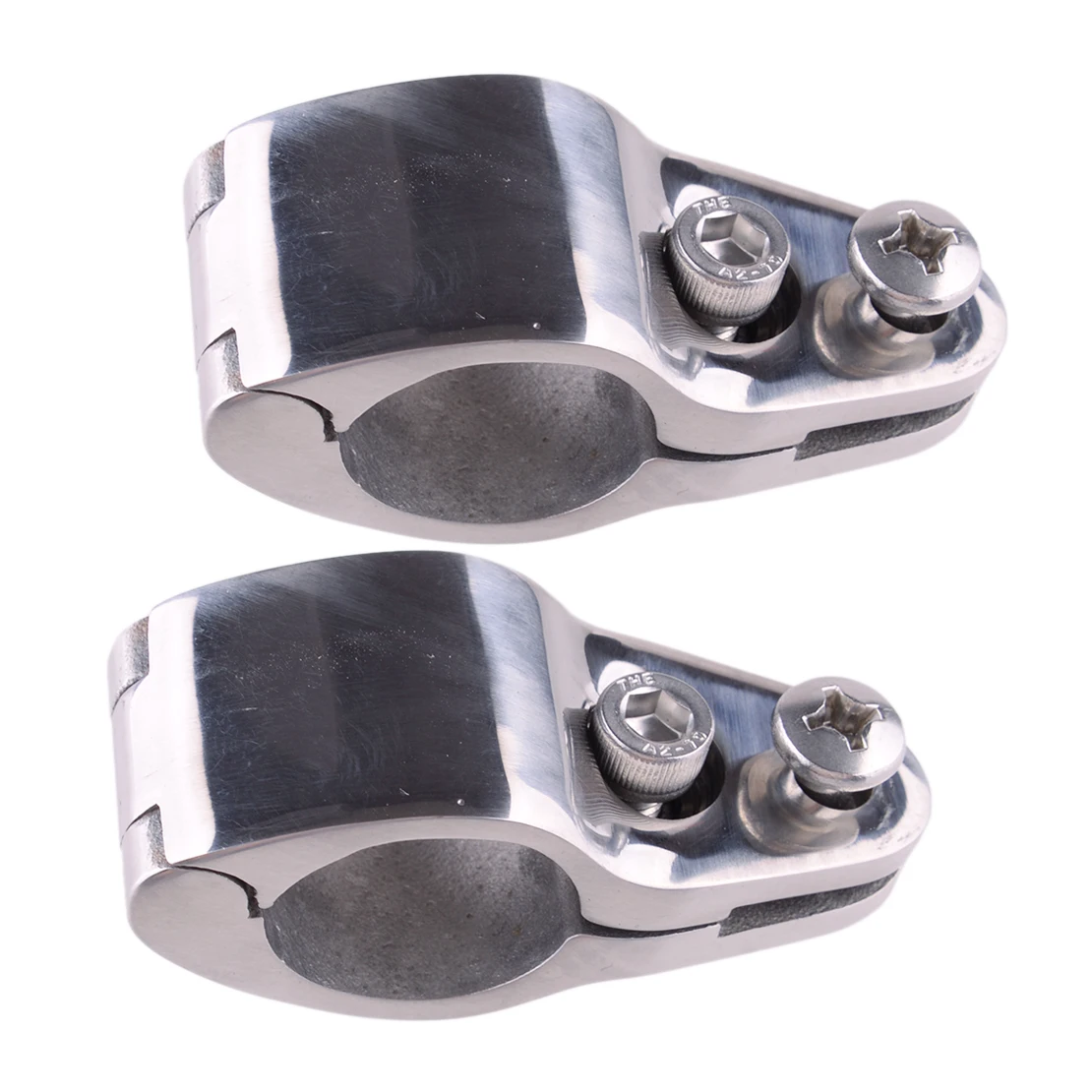 

2Pcs 1" 25mm Boat Yacht Bimini Top Fitting Hinged Jaw Slide Marine Hardware