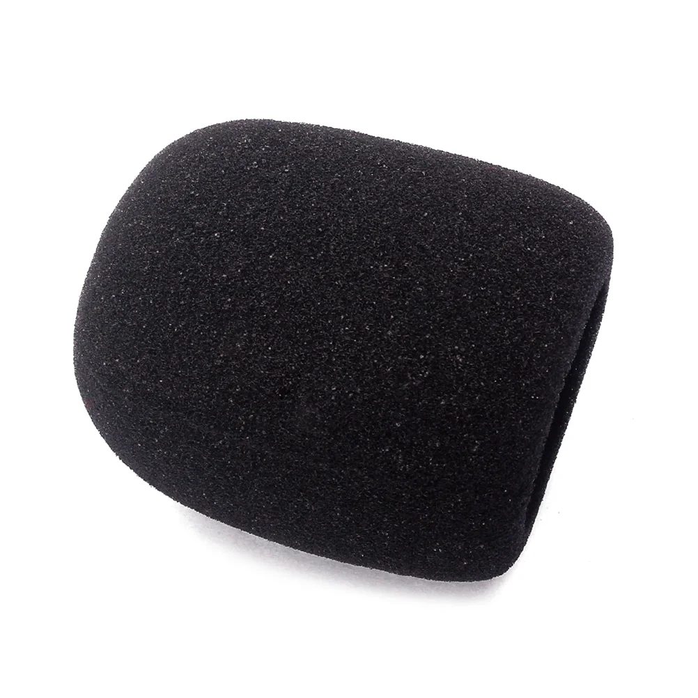 

40mm Microphone Cover Professional Thicken Studio Windscreen Protective Shield Sponge Microphone (Black)