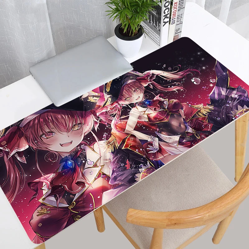 

Houshou Marine Hololive Mouse Pad PC Kawaii Gaming Mousepad Large Anime Gamer Cabinet Keyboard Rug XXL Laptop Sexy Girl Desk Mat