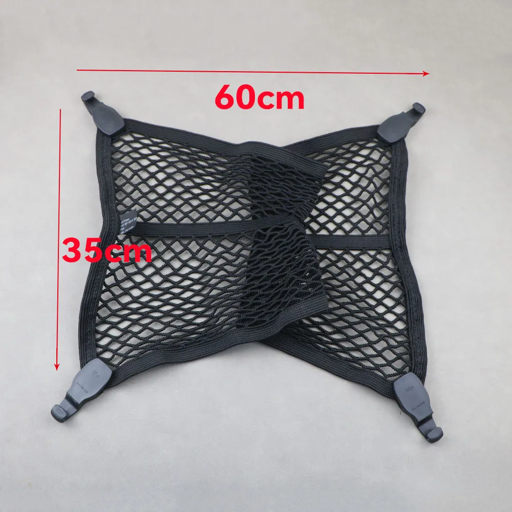 Genuine Car Trunk Mesh Cargo Luggage Net Satin Black For Audi A4 B5 B6 B8 A6 C5 C6 A3 A5 A7 A8 Q2 Q3 Q5