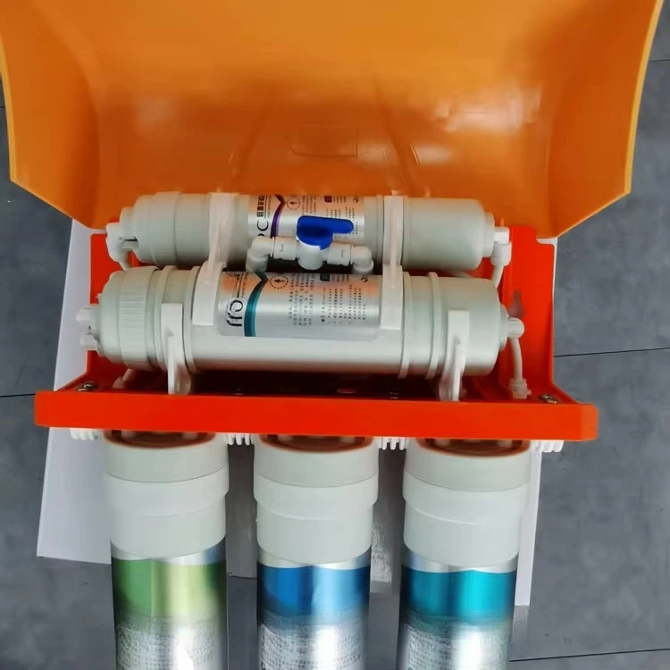 4 bayonet filter element electric integrated replaceable cartridge type household water purifier reverse osmosis water hotel