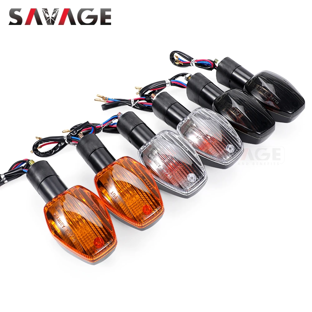 Front Rear Turn Signals For HONDA CB400 SUPER FOUR CB600F CB900F HORNET CB1000R CB1300S Motorcycle Flasher Indicator Light