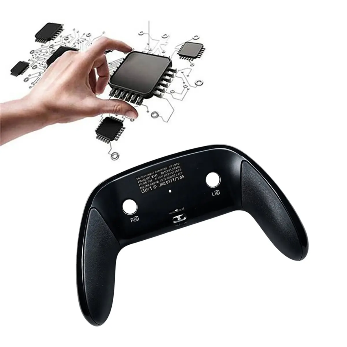 Back Cover Case for Gamepad Replace Back Shell Case Anti Slip for Controller A