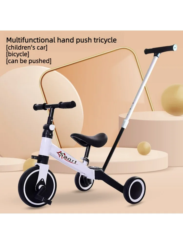 AliExpress NONE 3 in 1 1-5 Year Kids Baby Tricycle Strollers Reinforced Metal Frame Bikes Scooters Bike Children Toddler Walking Balance Bicycle