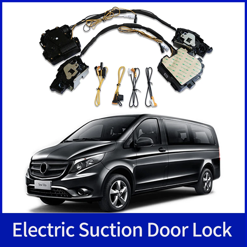 For Mercedes Vito-1 2014+ Smart Auto Electric Suction Door Lock Automatic Soft Close Door Super Silence Vehicle Door