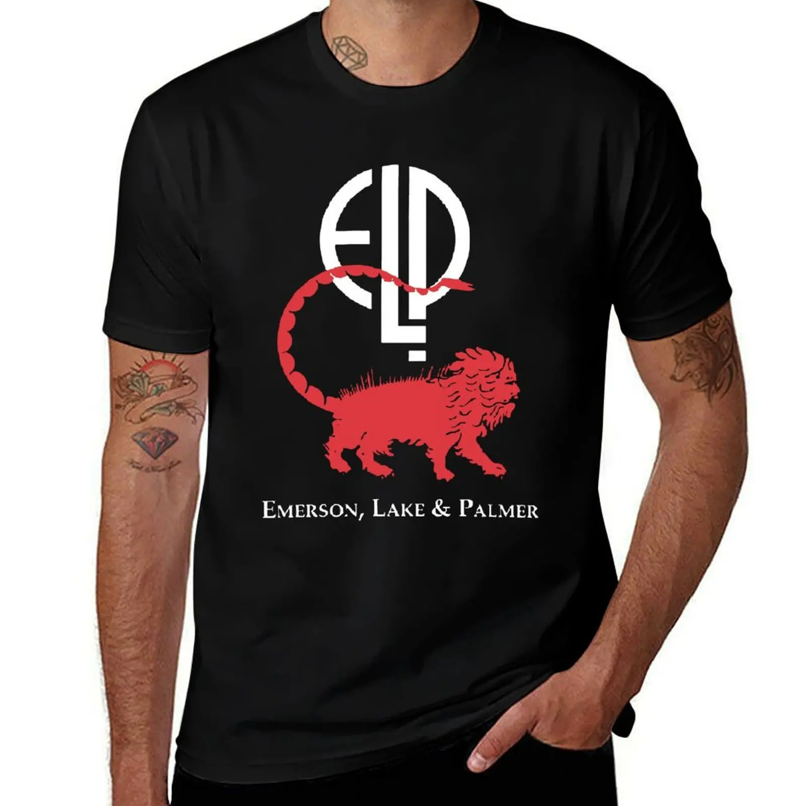 

ELP Manticore Logo T-Shirt anime tshirt man t shirts graphic t shirt man designer T-Shirt