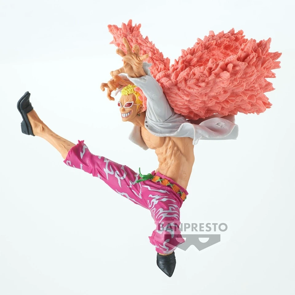 الأصلي بانبريستو حقيقية قطعة واحدة 10 سنتيمتر Donquixote Doflamingo بولي كلوريد الفينيل أنيمي تمثال نموذج الديكور جمع الاطفال اللعب هدية #4