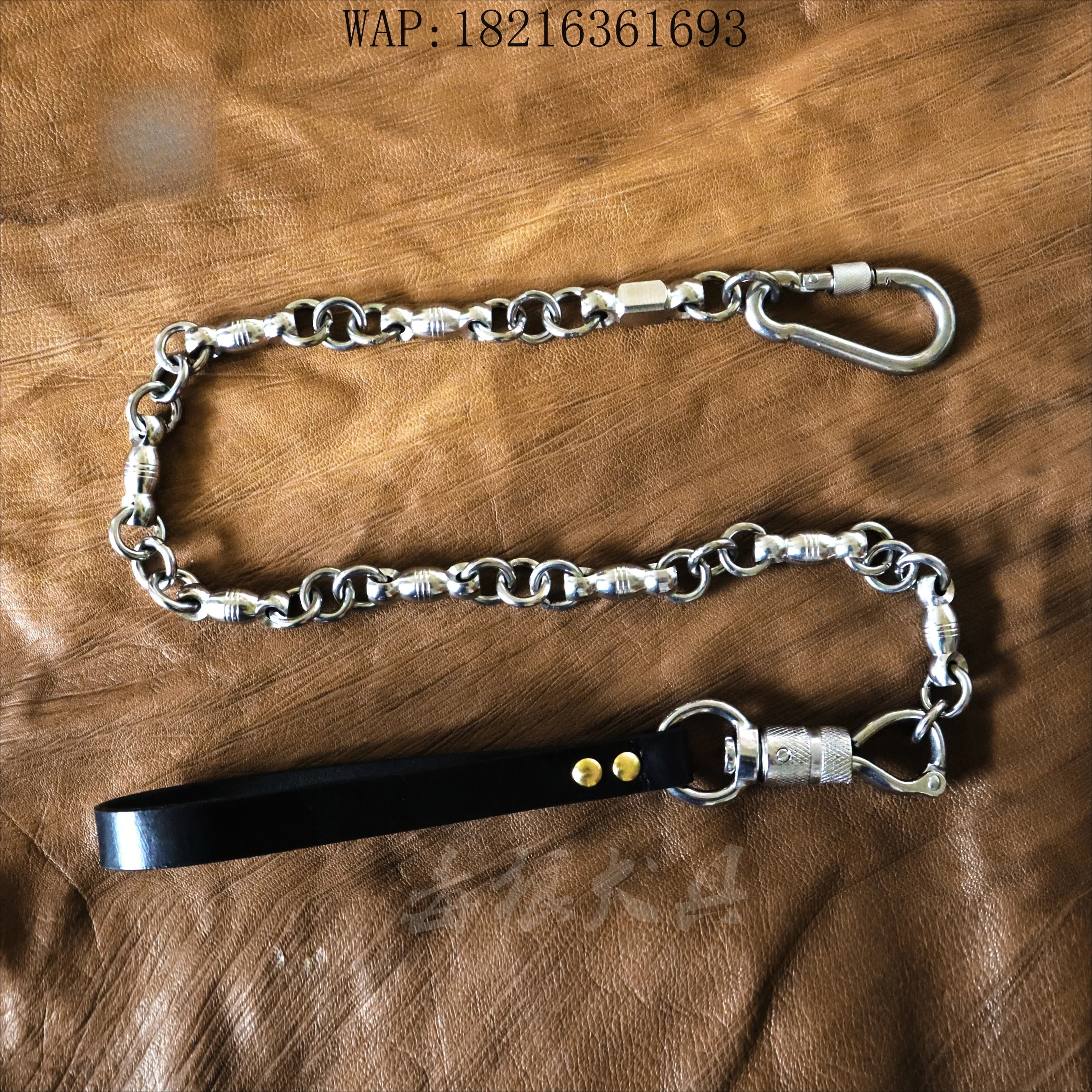 Latest Arrival Large Copper Hook Traction Rope Pet Anti Bite Steel Chain