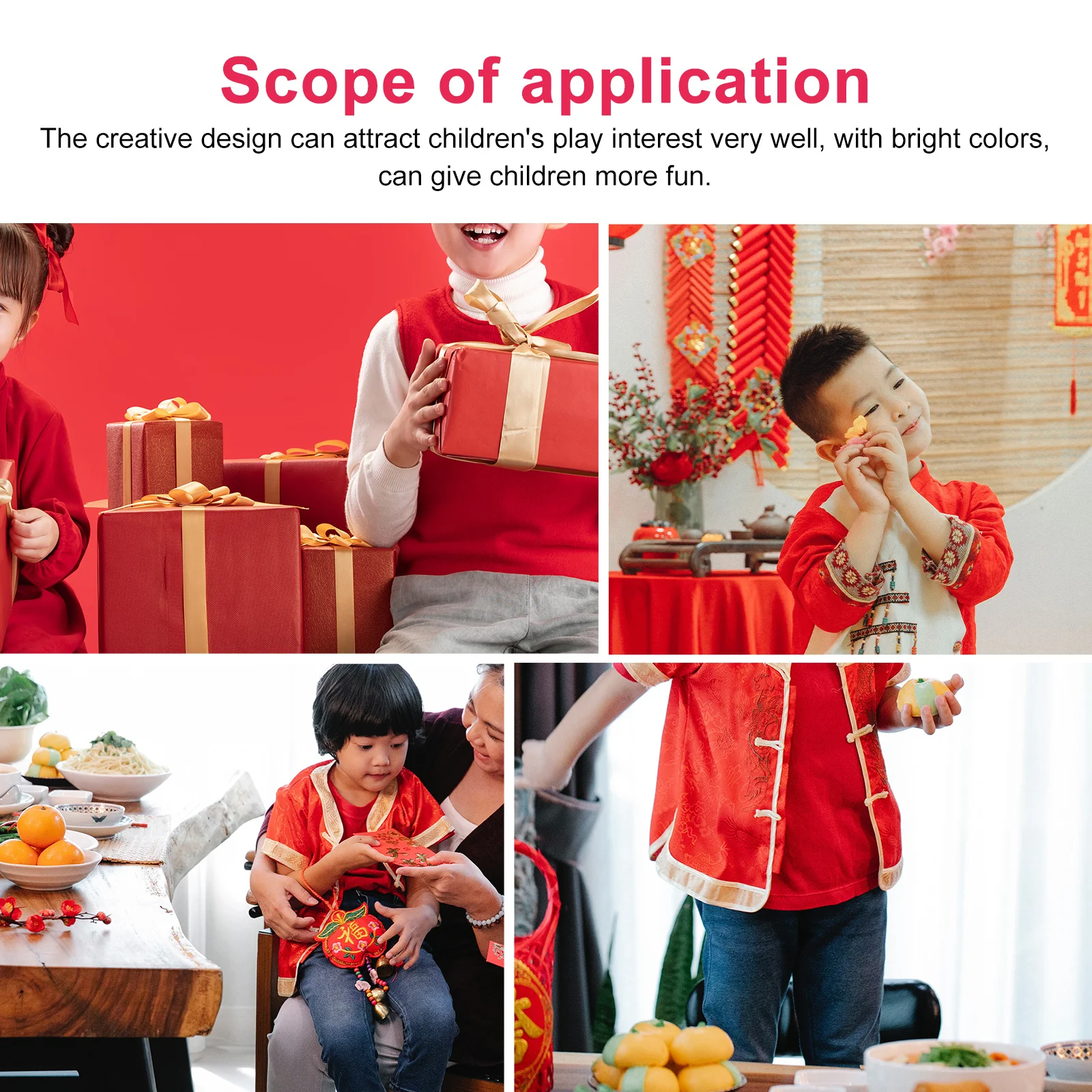 

4 set Diy Paper Dragon Craft Kit Chinese New Year Decoration Kids Educational Unfinished Manual Dragon Supply