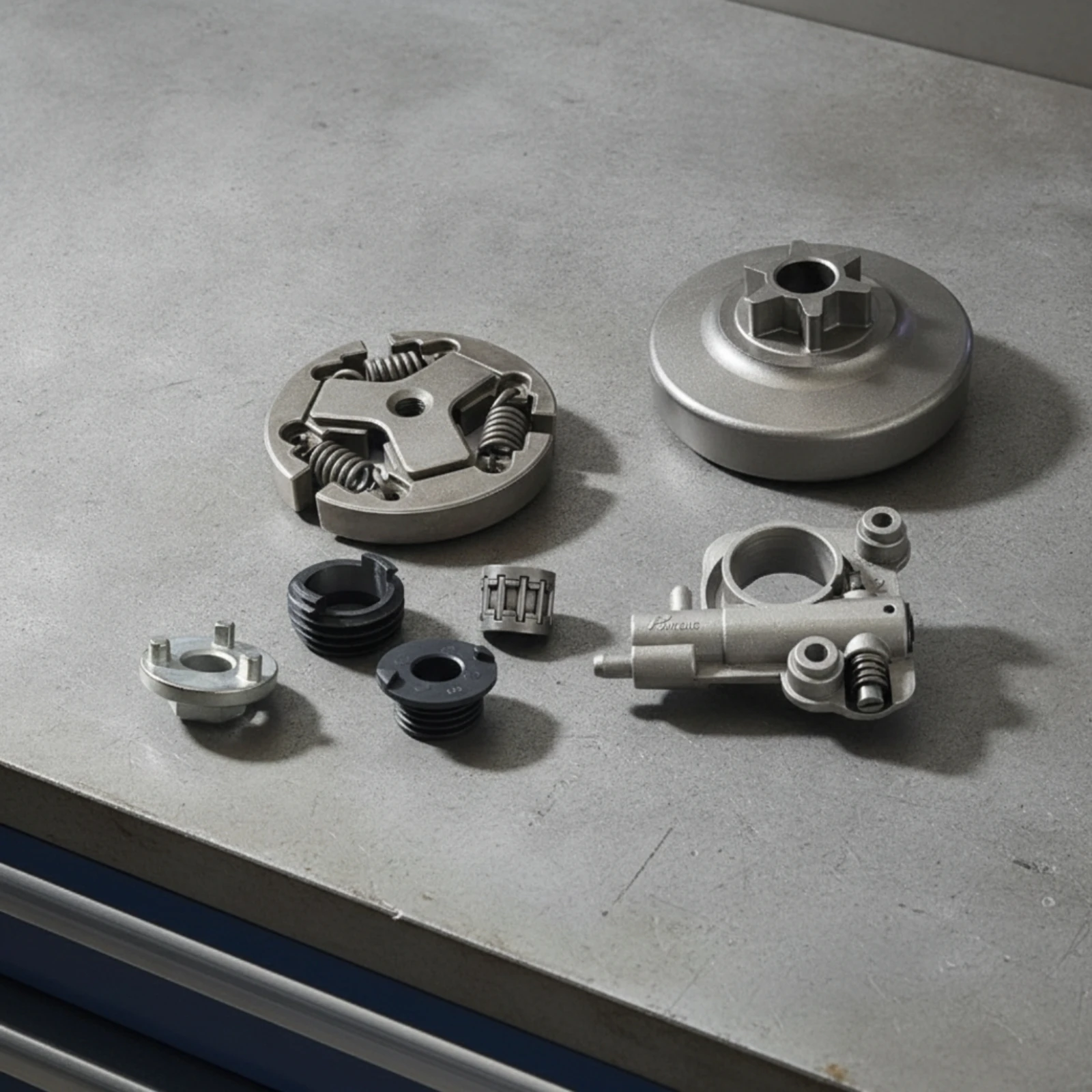 Premium Clutch Assembly with Pump Machined Machinery Parts Repair Kit for CS370 CS352 400 Spec Workshop Use