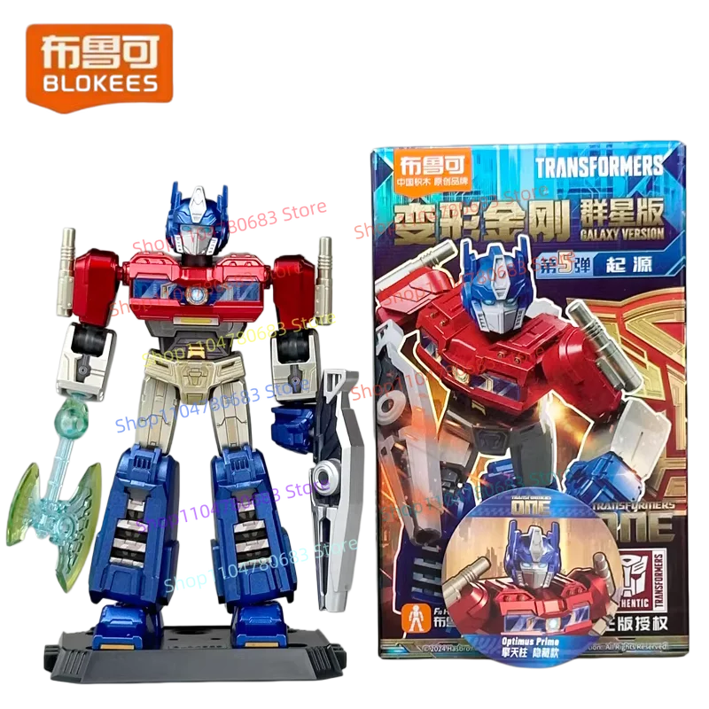 BLOKEES Transformers Building Blocks Stars Series Wave 5 Origin Optimus Prime Action Figures Transformable Robot Toys Gifts