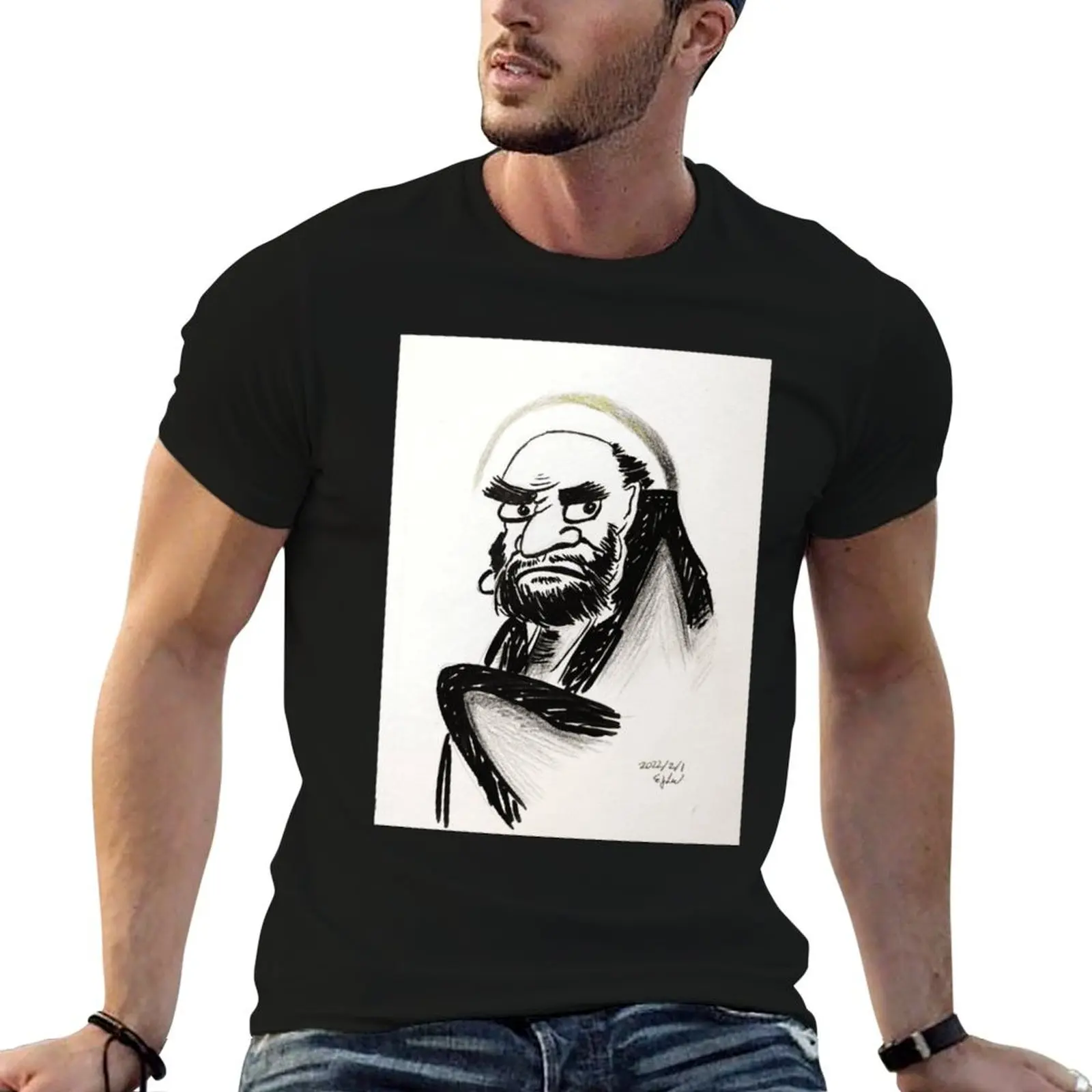 Bodhidharma for good energyPremium Scoop . T-Shirt Moisture Wicking Quick Dry Tee
