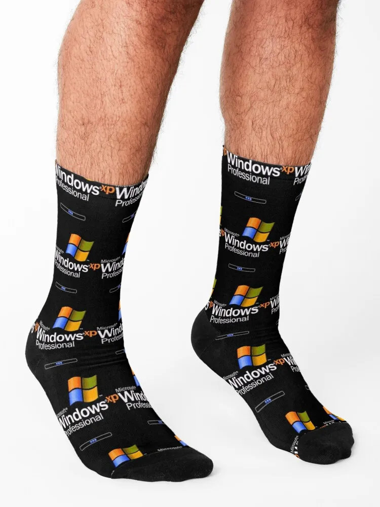 Windows XP Socks FASHION floor Meias infantis femininas masculinas
