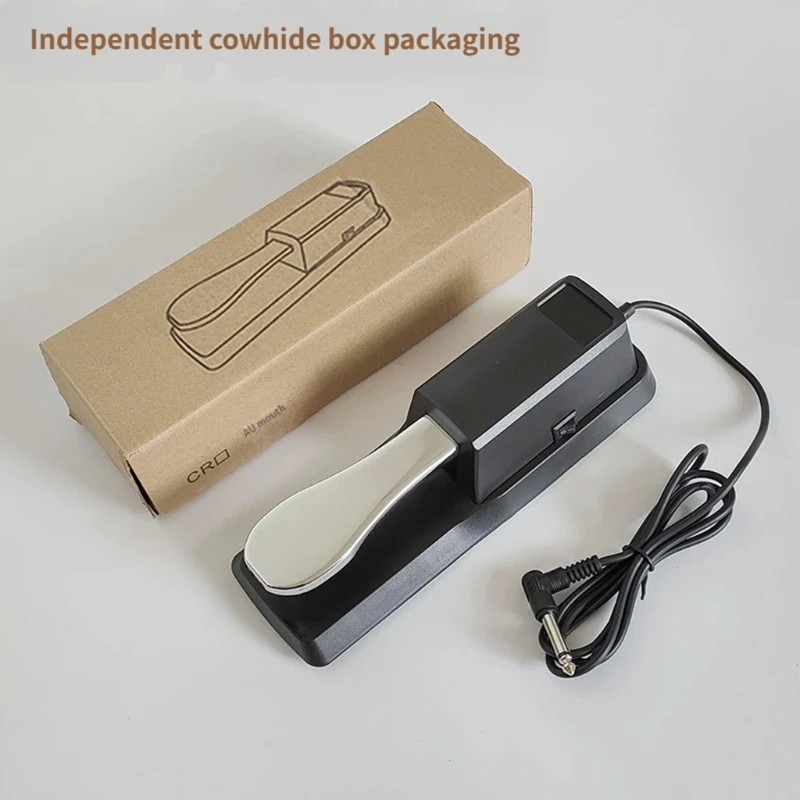 Portable Digital Piano Foot Pedal With Realistic Touch Response And Nonslip Rubber Base For Musicians