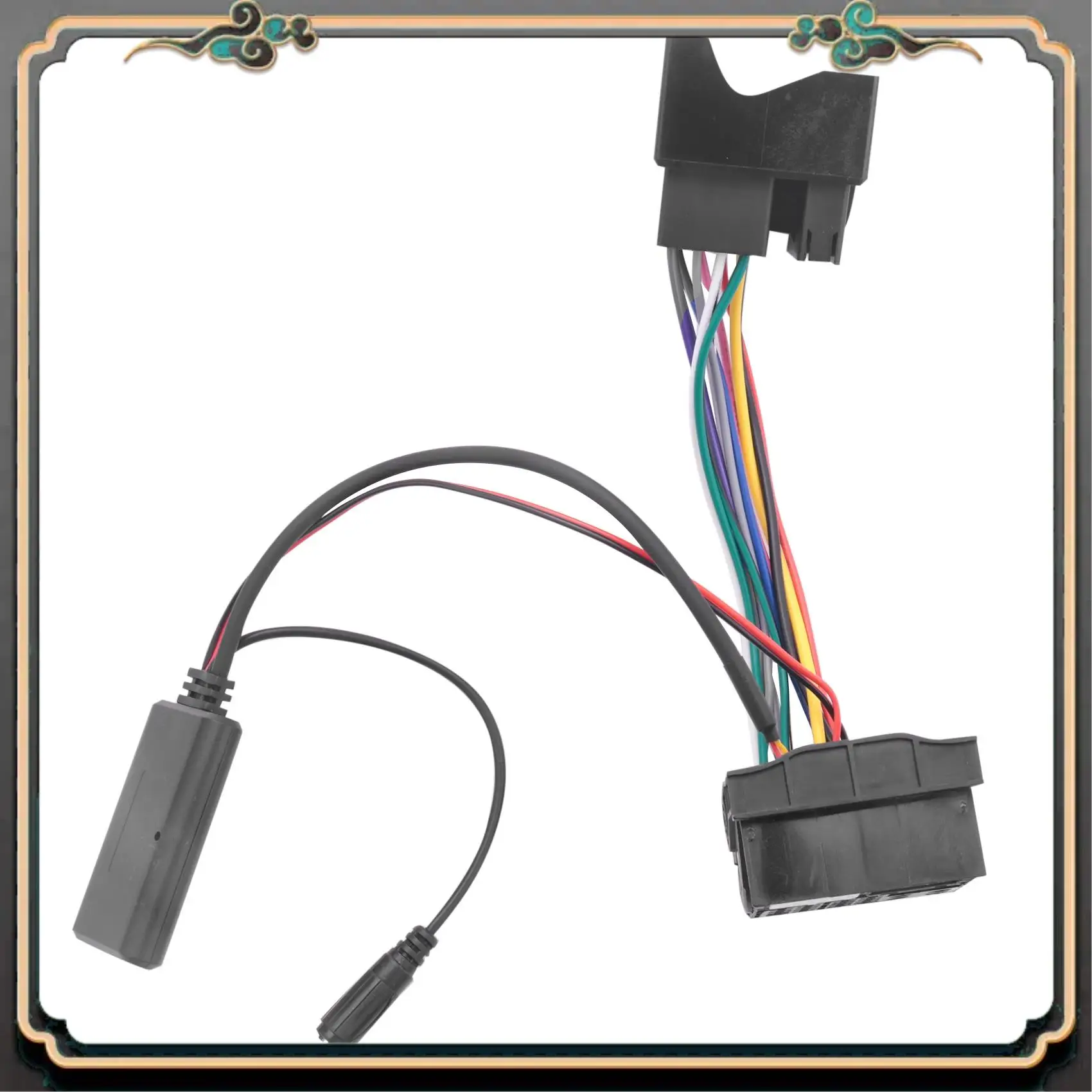 

M45K-Car Bluetooth 5.0 Aux Cable Microphone Handsfree Mobile Phone Free Calling Adapter For Citroen C2 C5 RD4