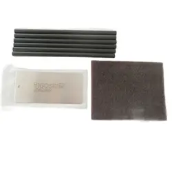 Da sci cera metallo scraper polacco pad ptex candela sitcks set per la rimozione di cera in eccesso da sci e snowboard tuning snowboard