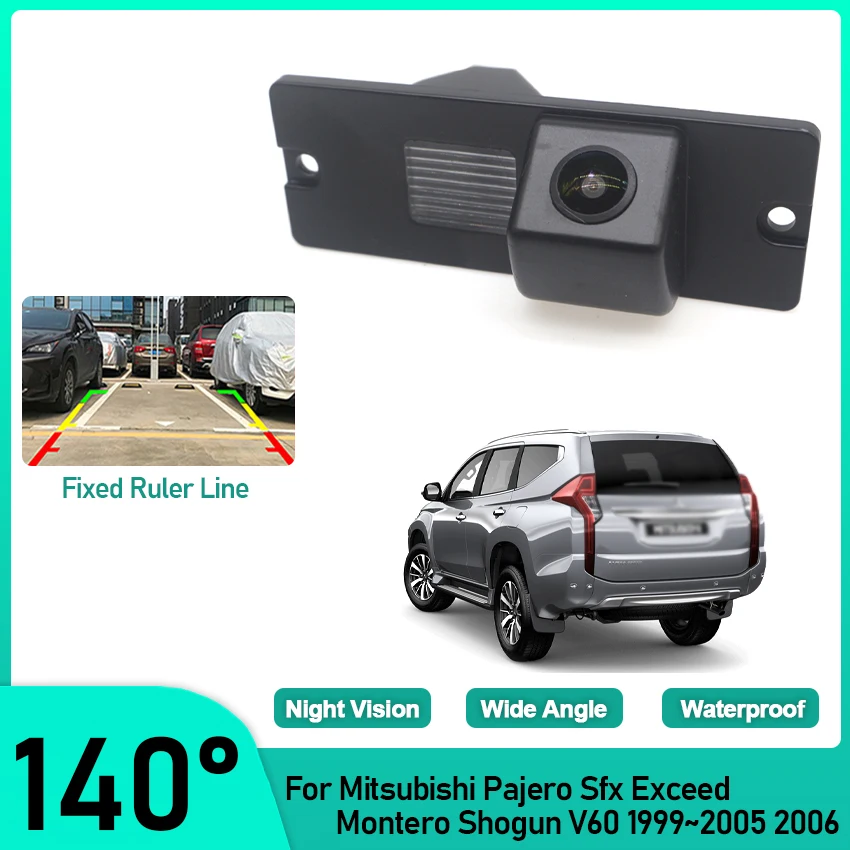 Car Rear View Reverse Backup Camera For Mitsubishi Pajero Sfx Exceed Montero Shogun V60 1999~2006 For Parking HD Night Vision