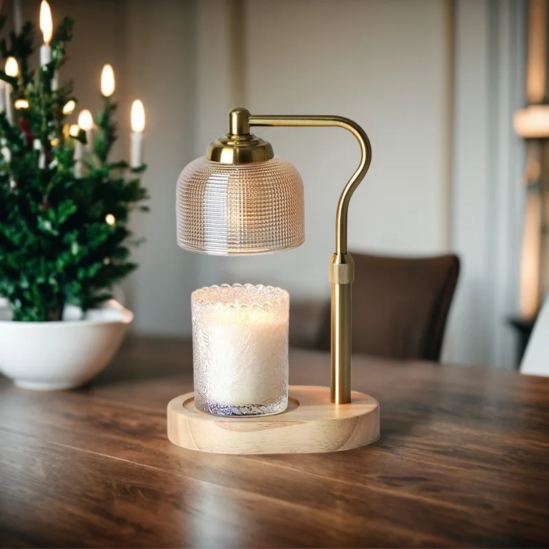 Aromatherapy Wax Warmer Candle Lamp Height Adjustable Coffee Shop Home Bedroom Study Atmosphere Decorative Lighting Fixtures