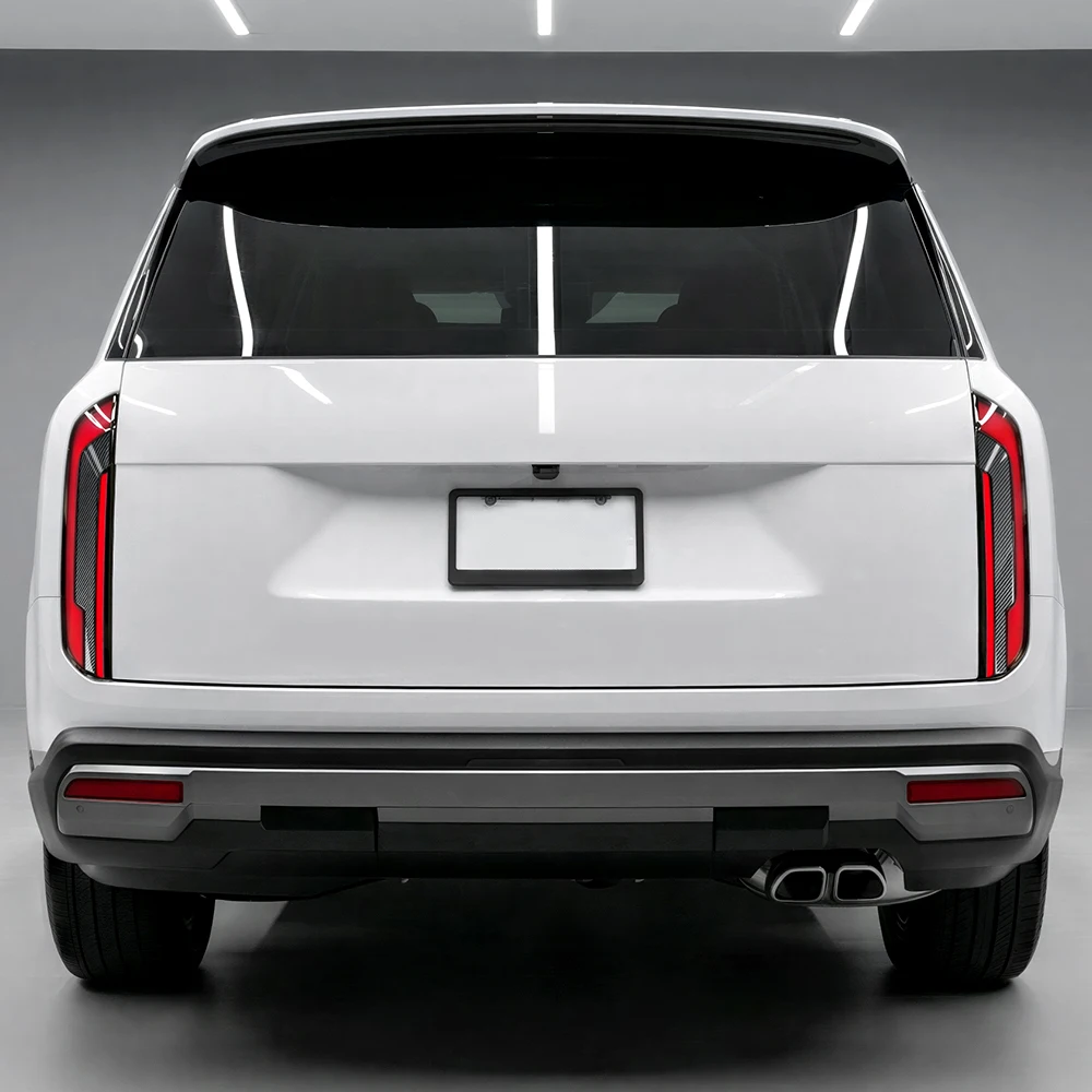 For Kia Telluride 2027 Car Tuning Carbon Fiber Car Tail Lights Decorative Cover Trim External Accessories