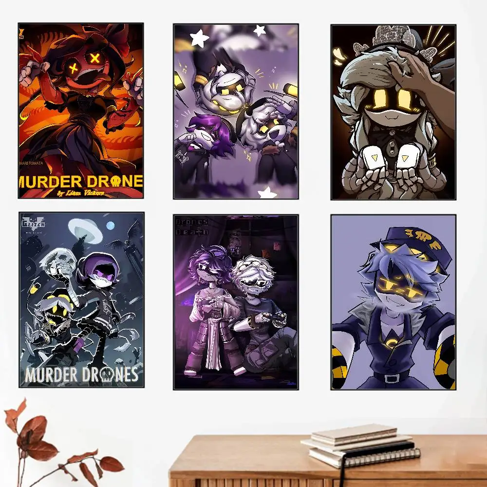 Cool M-Murder Drones-S Poster Canvas Paintings Posters & Prints Home Bedroom Living Room Decor