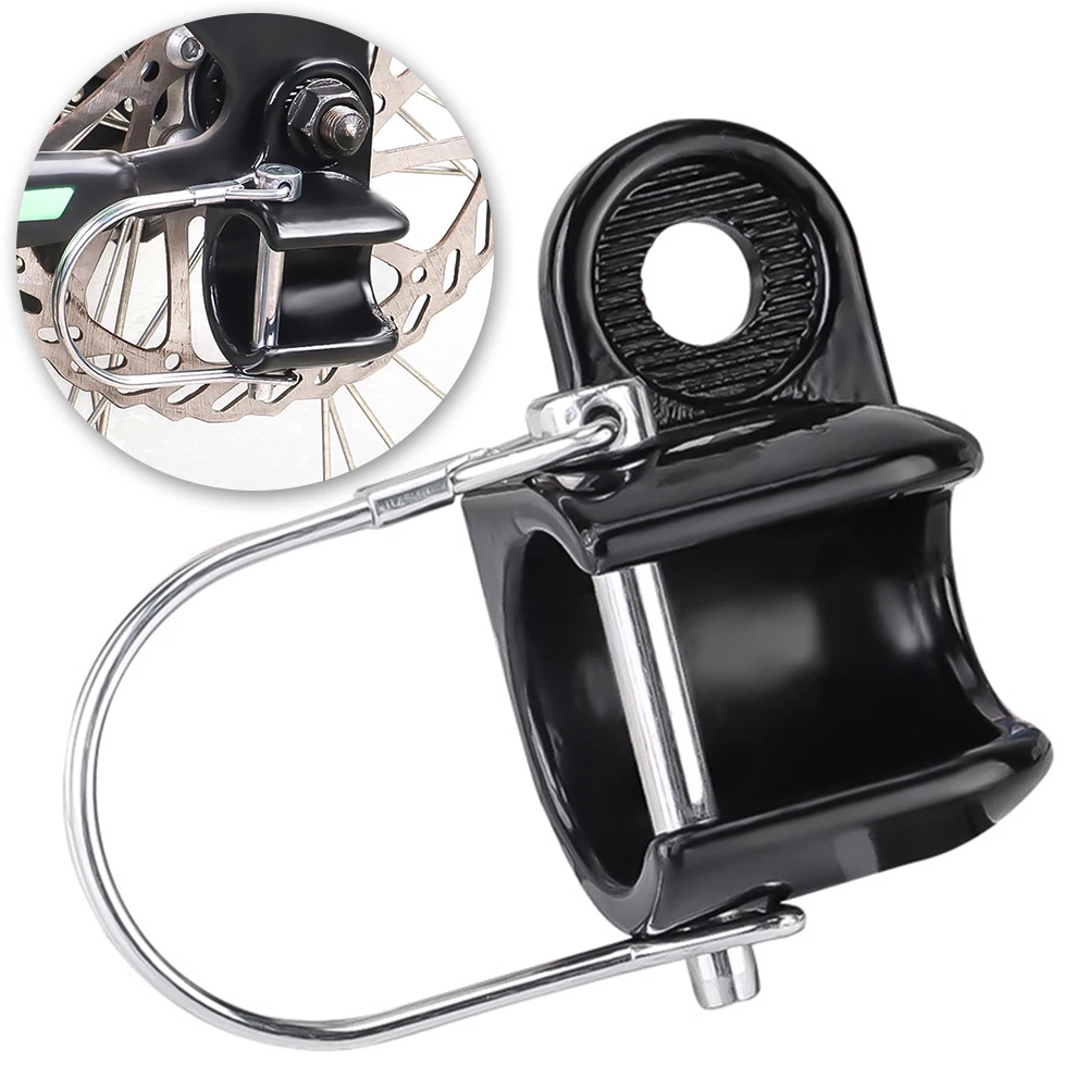 1/2/5Pcs Cup Mount Bike Trailer Hitch Coupler Steel Metal Compact Attachment Bicycle Pet Towing Hook Quick Release Connector