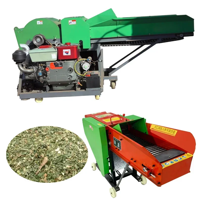 Corn stalk silage chopper machine mower grass cutter