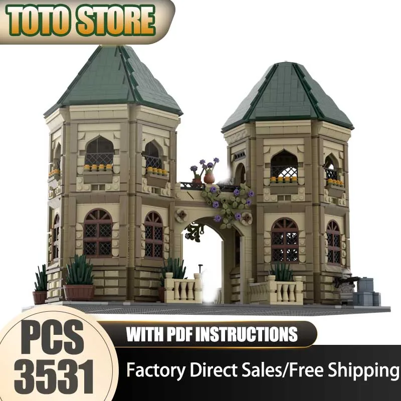 

Популярный конструктор Star Movie Moc: Модульный дом с фигурками персонажей # Технологичный конструктор-набор из 3 моделей для самостоятельной сборки, праздничная игрушка