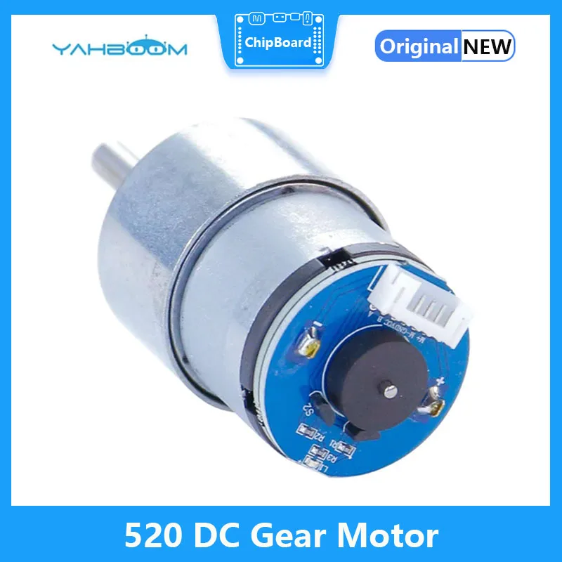 DC Gear Motor with Encoder, AB Phase, Hall Speed Code Plate, 205RPM, 333RPM, 550RPM, 520