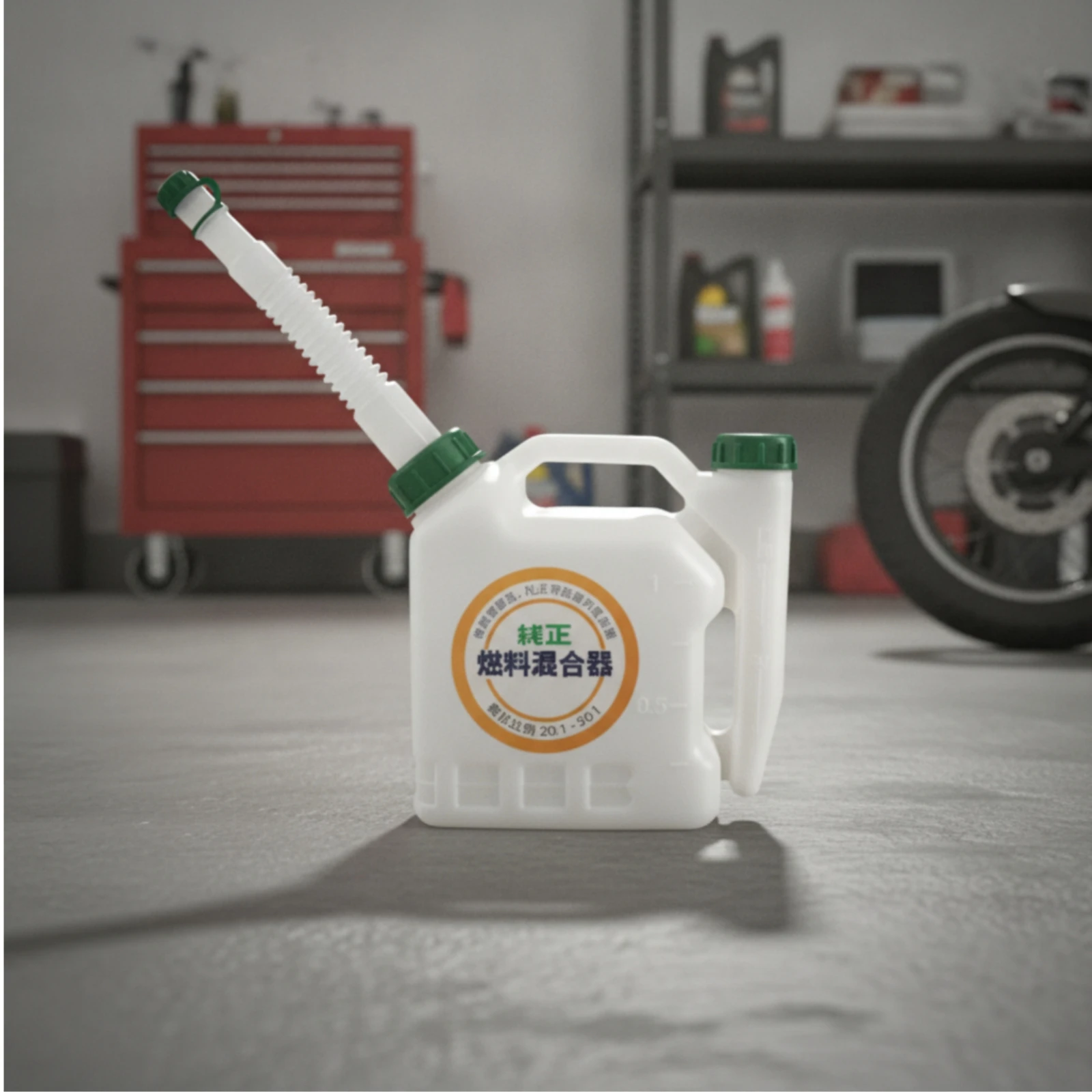 2-Stroke Petrol Mixing Bottle Sturdy Duty Gas Oil Ratio Measuring Container 2-Stroke Oil Mixing Bottle Reusable