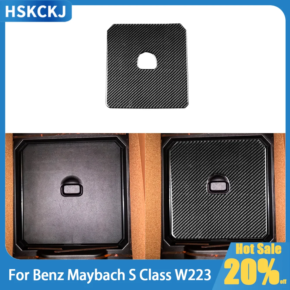

Carbon Fiber Rear Trunk Lid Panel Car Accessories Exterior Cover Trim Sticker Modification For Benz Maybach S Class W223 21+