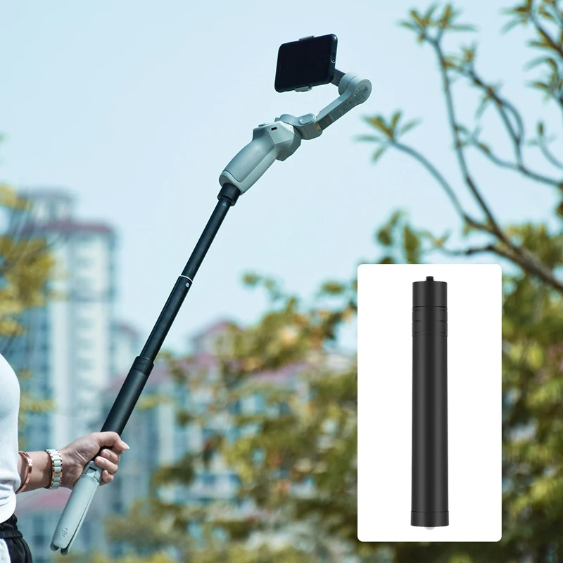 for DJI OM 4/ OSMO Moblie 3/2 Tripod Extension Pole Selfie Stick Rod for OSMO Pocket/ Insta360 One X Accessories