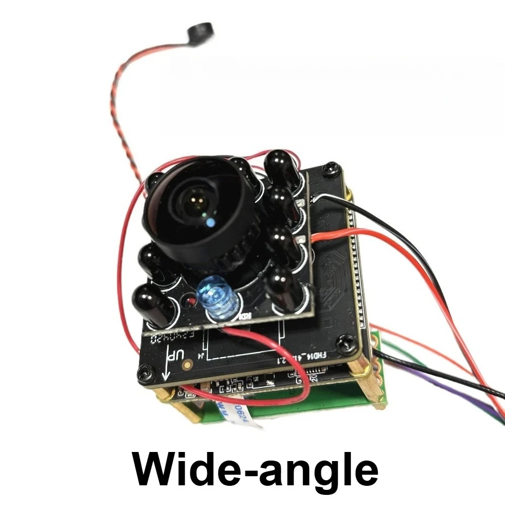 4K 8mp Wifi Ip Camera Module Starlight Mini IR-Cut LED Infrared Night Vision 1.7mm Wide-angle CCTV Video Surveillance