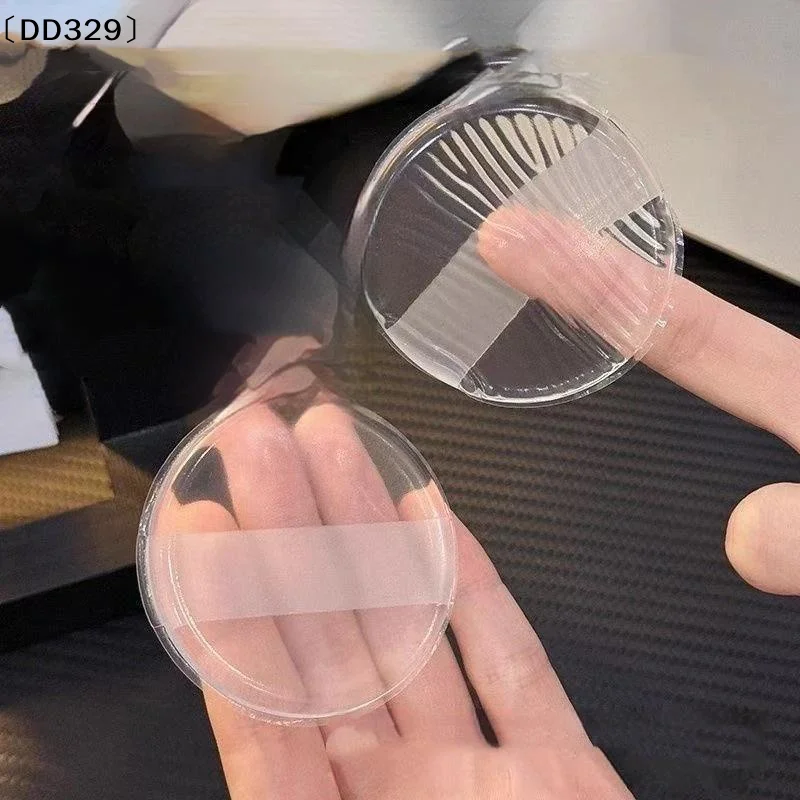 Silicone Makeup Sponge Transparent Makeup Foundation Sponge Non-Absorbing Water-Based Crystal Jelly BB Cushion Puff〔DD329〕