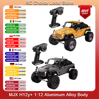 MJX H12y+ 1:12 Large Scale Rc Remote Control Brushless Climbing Off-Road Vehicle Adult Modified Toy Car Model