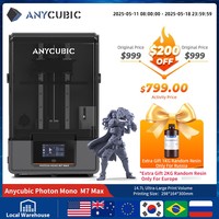 PRESALE ANYCUBIC Photon Mono M7 Max 14.7L Ultra-Large Print Volume UV Resin 3D Printer With LighTurbo 3.0 Light Source System