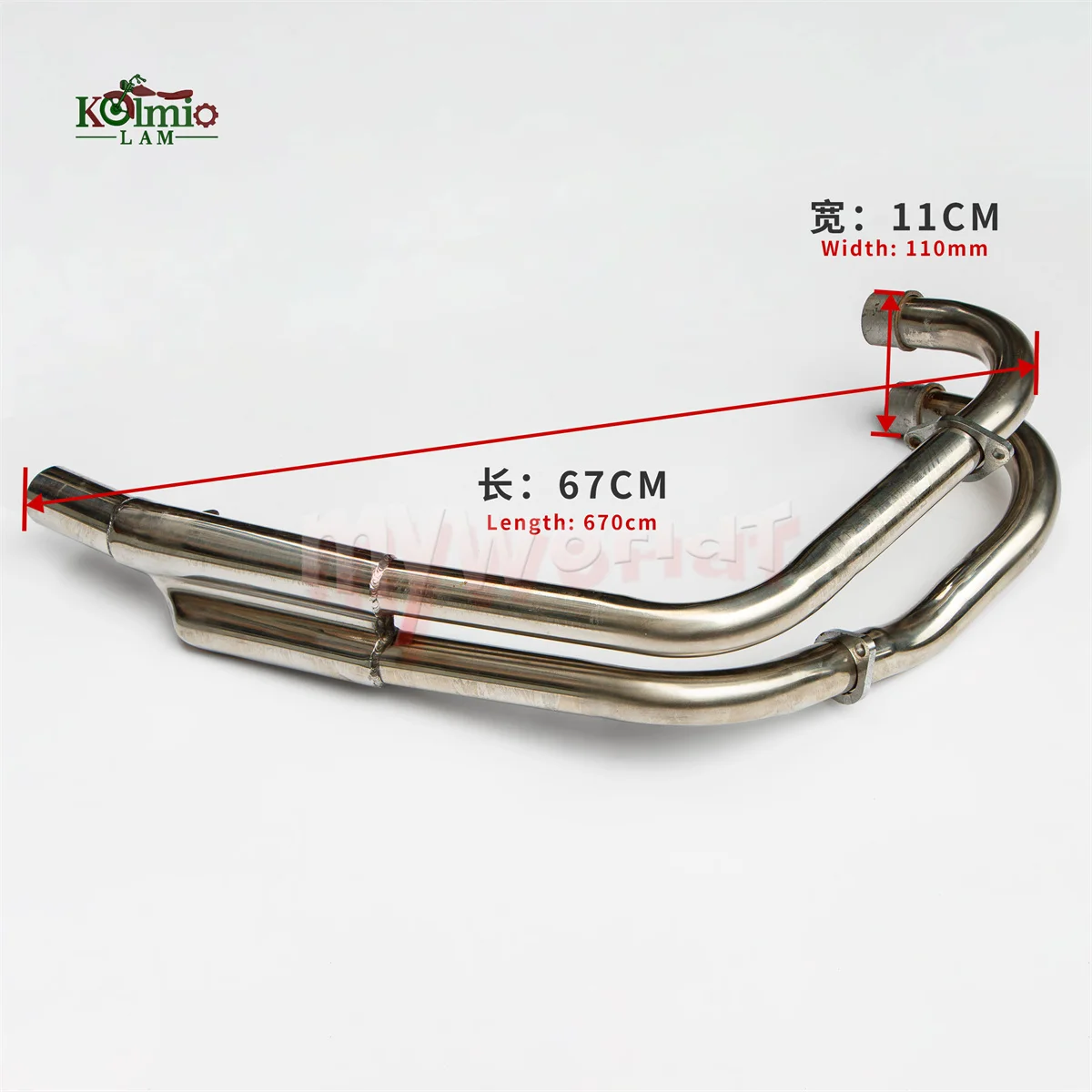 Fit For HONDA CB400SS 2002 - 2008 Motorcycle Exhaust Header System Muffler Middle Front Pipe Tube CB400 SS 2003 2004 2005 2006