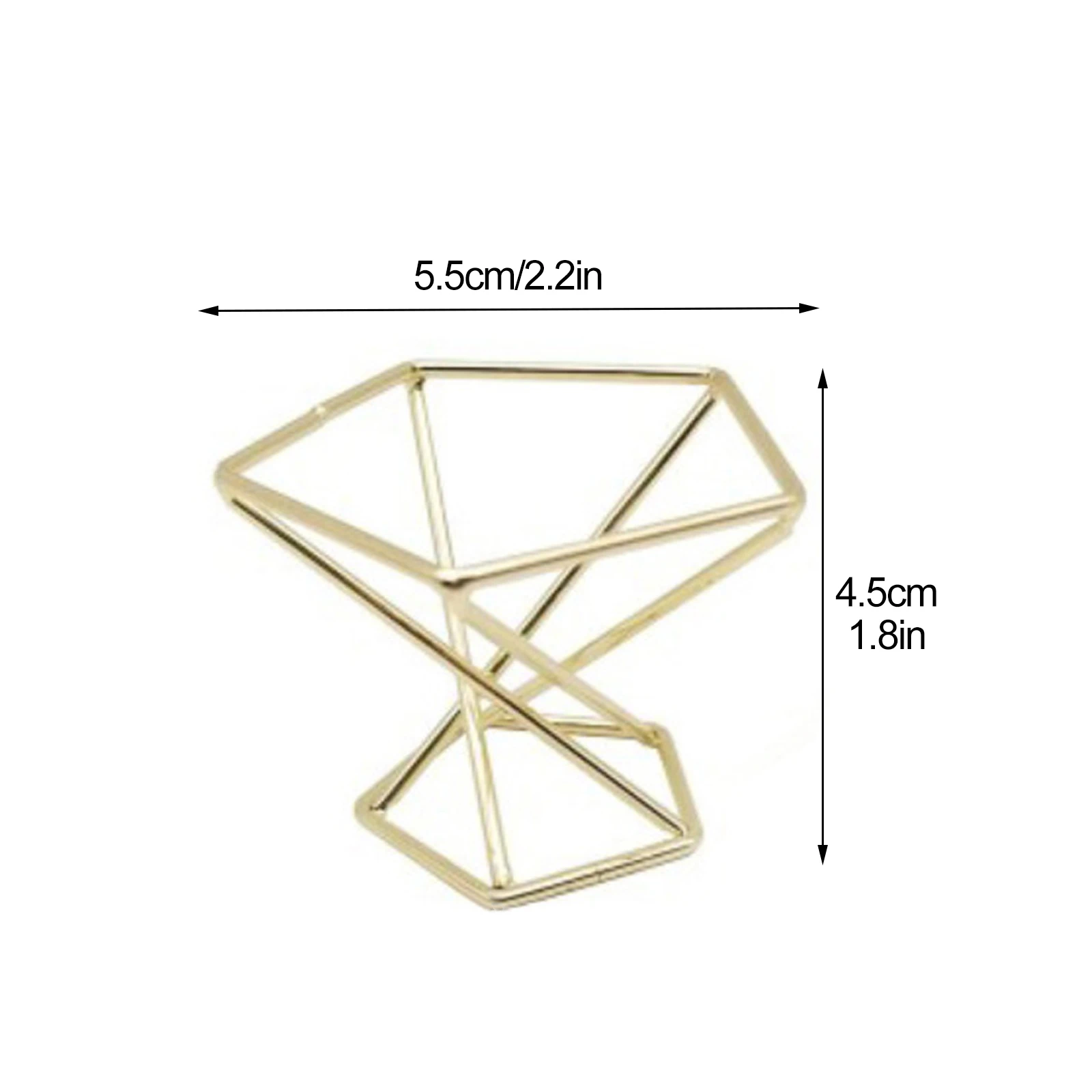 Morden Decoration Plant Receptacle Pots Powder Puff Holder Flower Stand Metal Gardening Supplies Geometrical Grid Home Planters