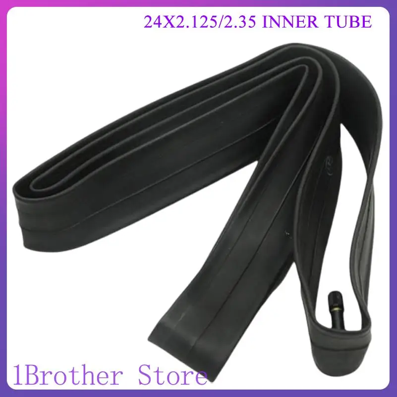 24X2.125/2.35 inner tube straight mouth for recreational bicycle, mountain bike city commuter car tire inner tube