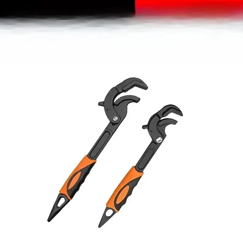 

2Pcs Multi-Functional Universal Wrench Set Self Adjusting New for Quick Power Grip Pipe Wrenach Repair and Home Maintenance