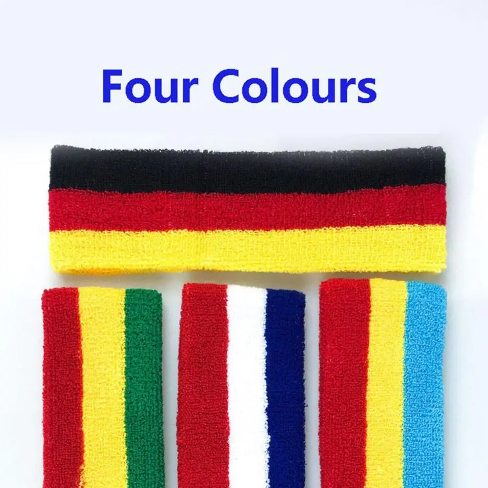 1PC Cotton Stretch Basketball Gym Running Sweatband Head Band Yoga Band Hairband