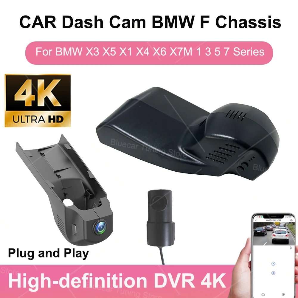 Plug And Play Dashcam For BMW F10 F02 F07 F25 F15 F48 F20 F30 F31 F32 F36 Car Wifi DVR Video Recorder Dash Camera Dashcam