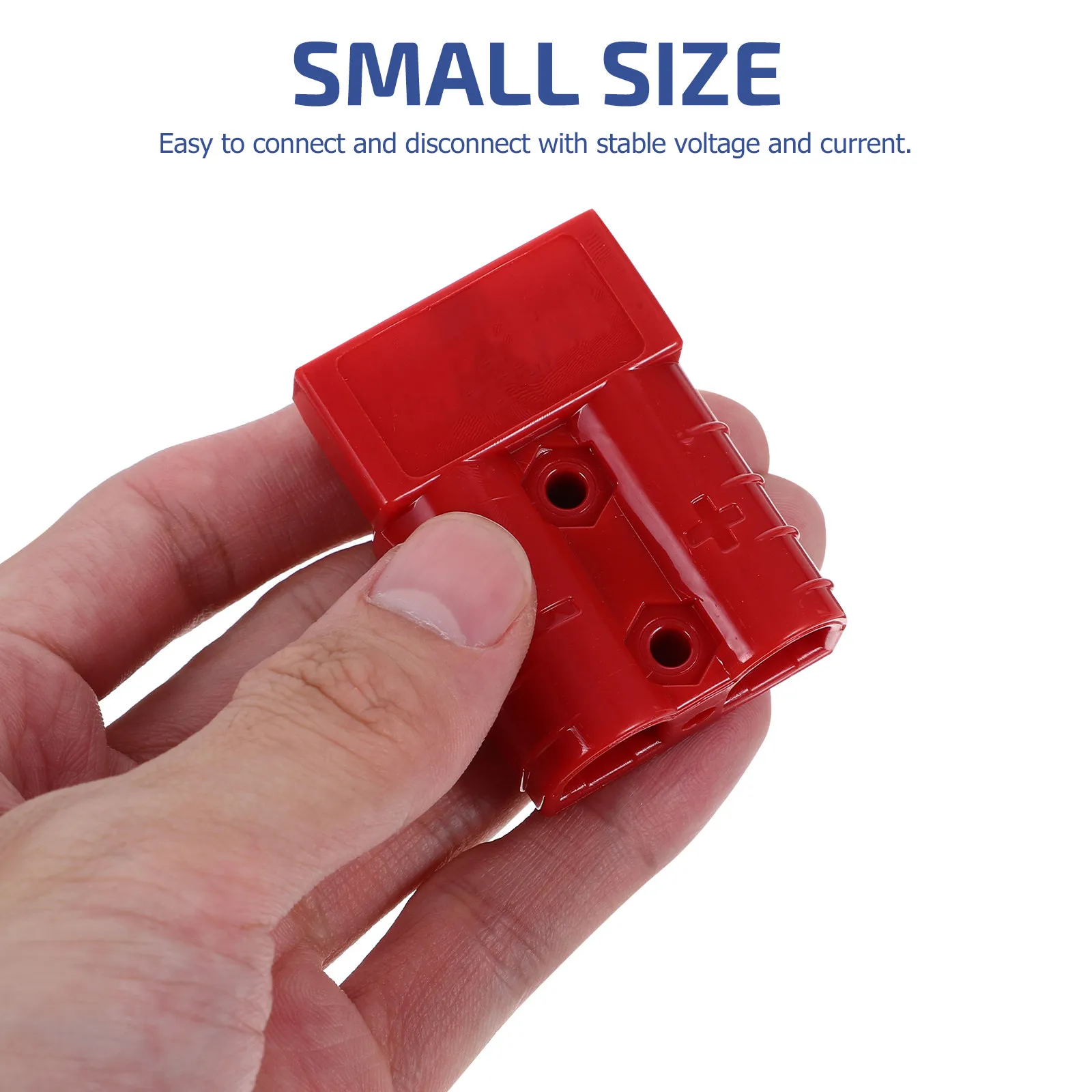 

4Pcs Power Connector 50 Amp 600V Battery Connector Red Quick Disconnect Plug for Winch Trailer Electric Car Quick Disconnector