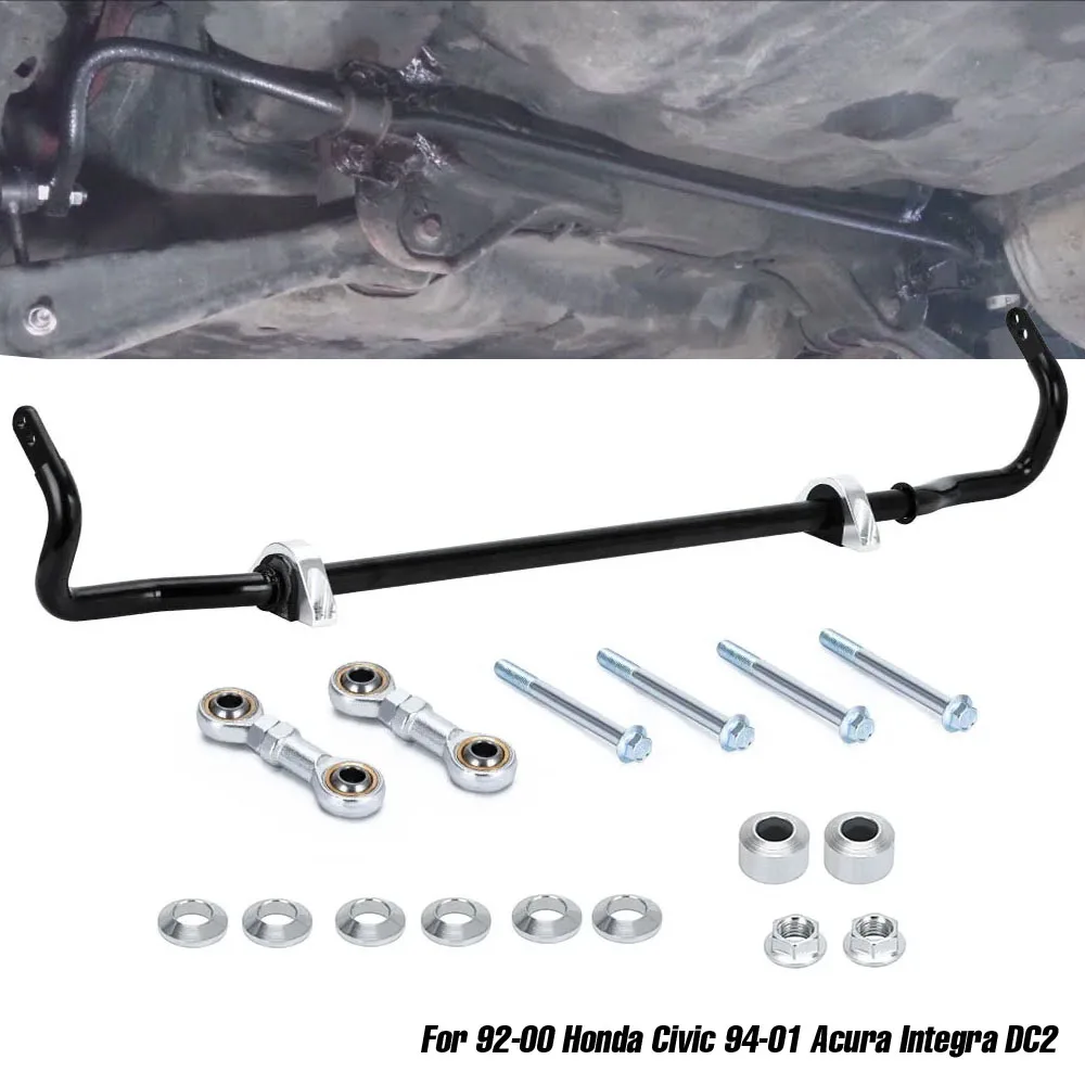 For 94-01 Acura Integra 24mm Rear Sway Bar bushings Kit + End Link Kit For 92-00 Honda Civic & For 92-97 Honda Civic DEL SO