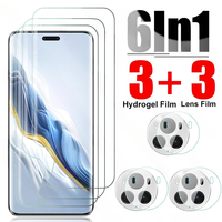 6 In 1 Hydrogel Film Screen Protector Case For Honor Magic6 Pro 5G Camera Protect Glass Honer Honar Magic 6Lite 6Pro Magic6pro