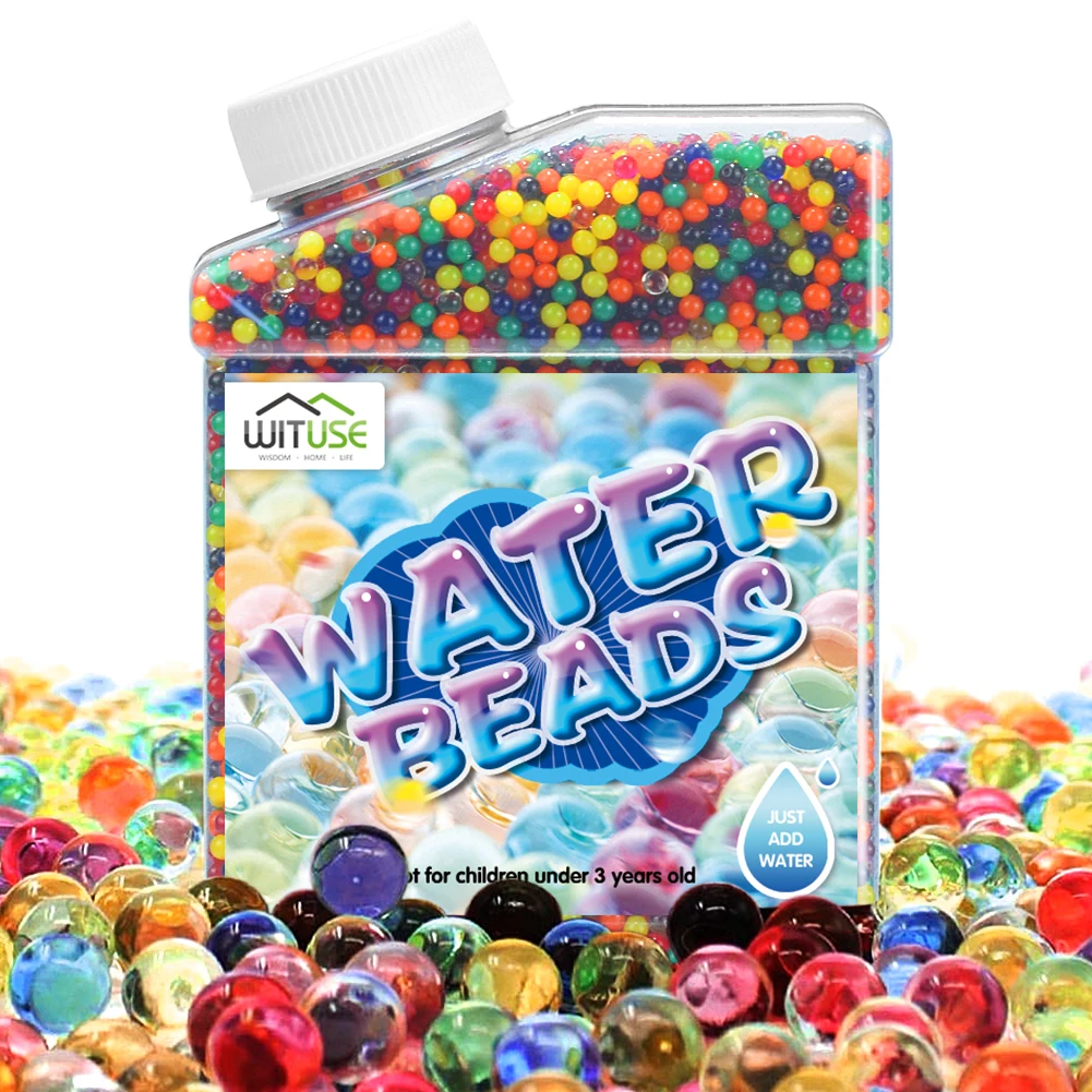 Water Beads Aqua With syringe Magic Filler Rainbow Mix Kids Children Crystal Soil Soft Bullets hydrogel Guns Accessories Toys