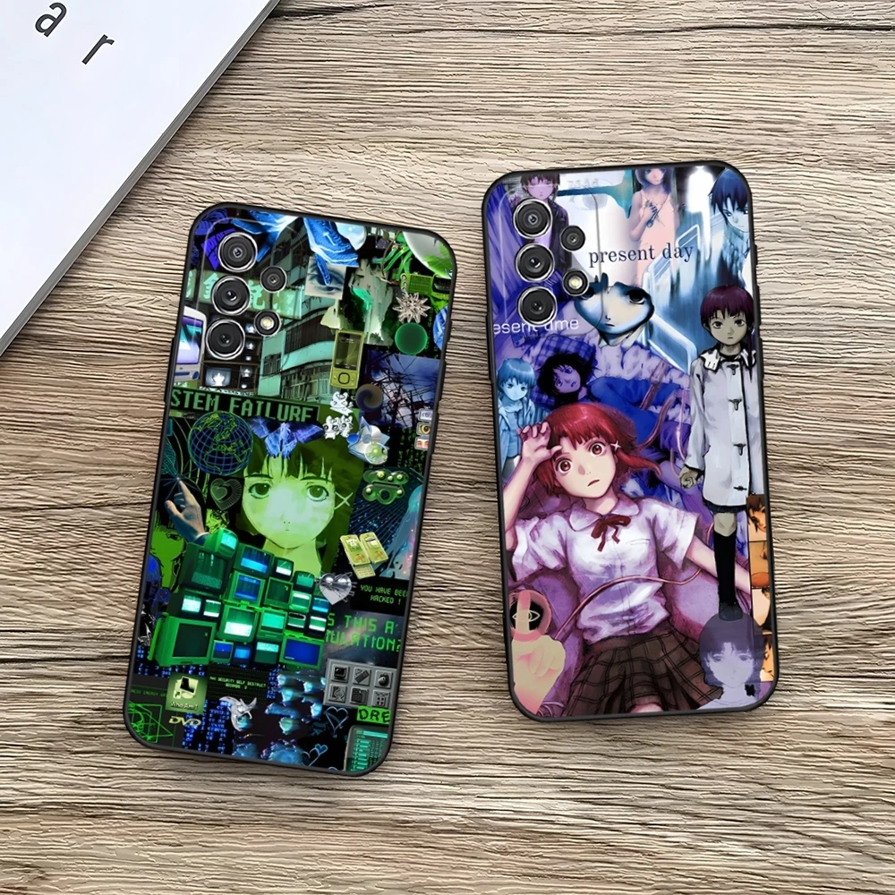 Serial Experiments Lain Phone Case for Samsung Galaxy A31 A33 A52 A13 A02 A72 A40 A20 A23 A54 A14 A34  Back Cover