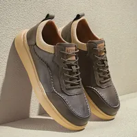 Stylish Wide Version Men Genuine Leather Muller Shoes Outdoor Flat Designer Antiskid Walking Oxford Shoes For Comfy All Day Wear